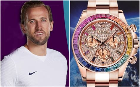 harry kane rolex rainbow|Harry Kane wears Rainbow Rolex Daytona at the FIFA World Cup.